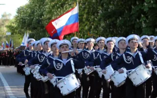 Репетиция военного парада ко дню Победы ​28 апреля 2015