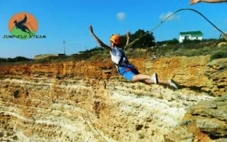 Jump & Fly: прыжки с верёвкой над морем на мысе Фиолент