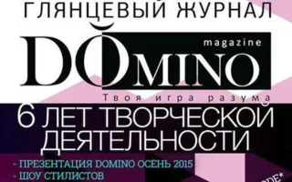 Шесть лет компании Domino