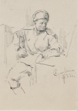 Армейские зарисовки. Персональная выставка графических работ Анатолия Сухоруких