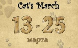 Кошачий март. Открытие выставки