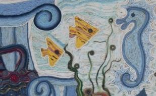 "Нетканый гобелен". Открытие выставки работ Людмилы Матевушевой